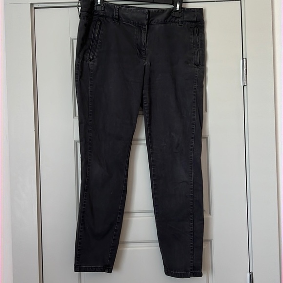 LOFT Pants - LOFT gray‎ chinos skinny pants Sz 10